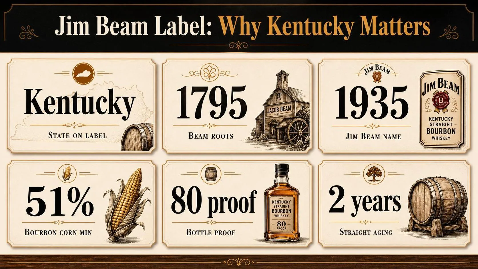 Jim Beam Label: Why Kentucky Matters — key facts at a glance
