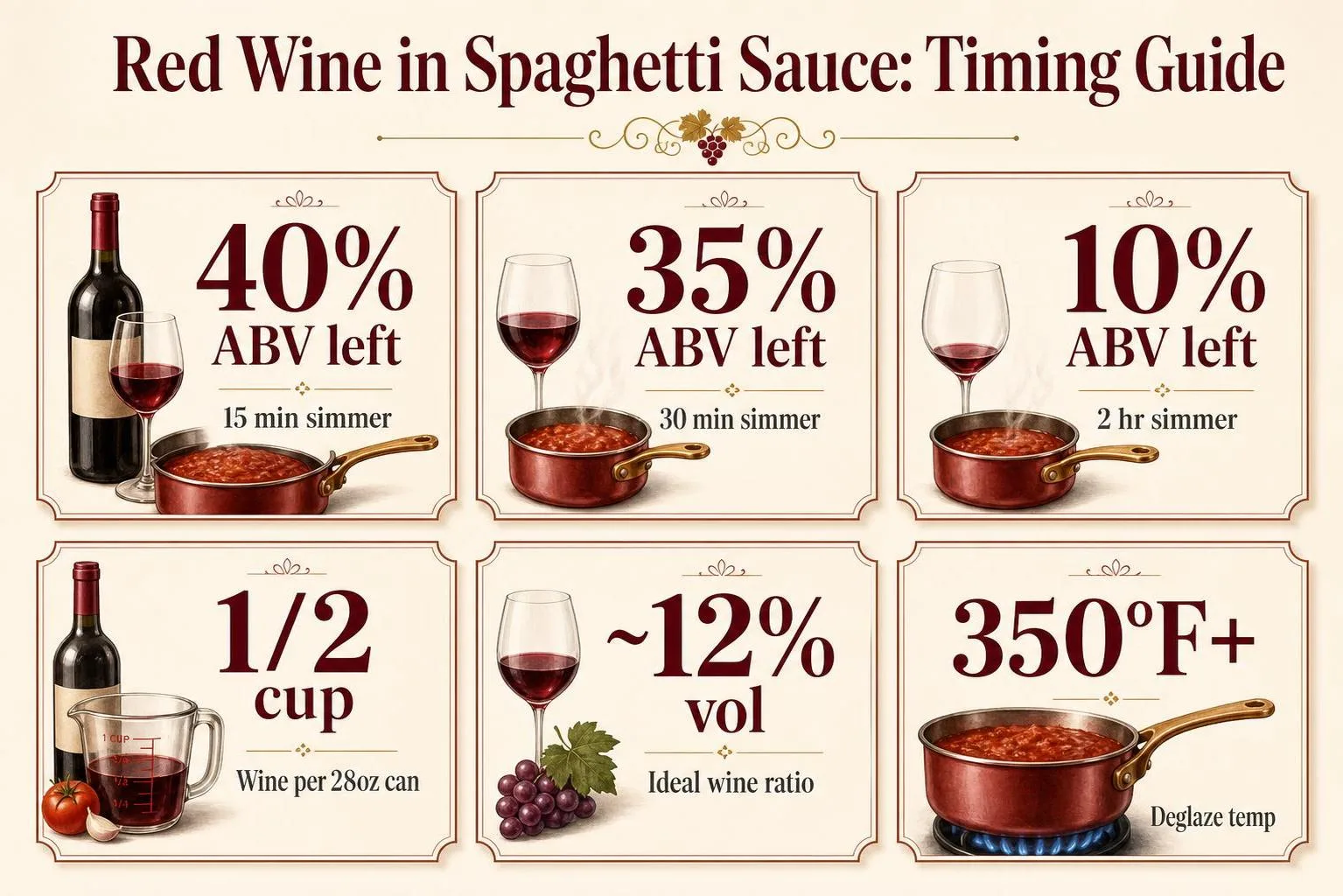 When To Add Red Wine To Spaghetti Sauce? 1 Red Wine in Spaghetti Sauce: Timing Guide — key facts at a glance