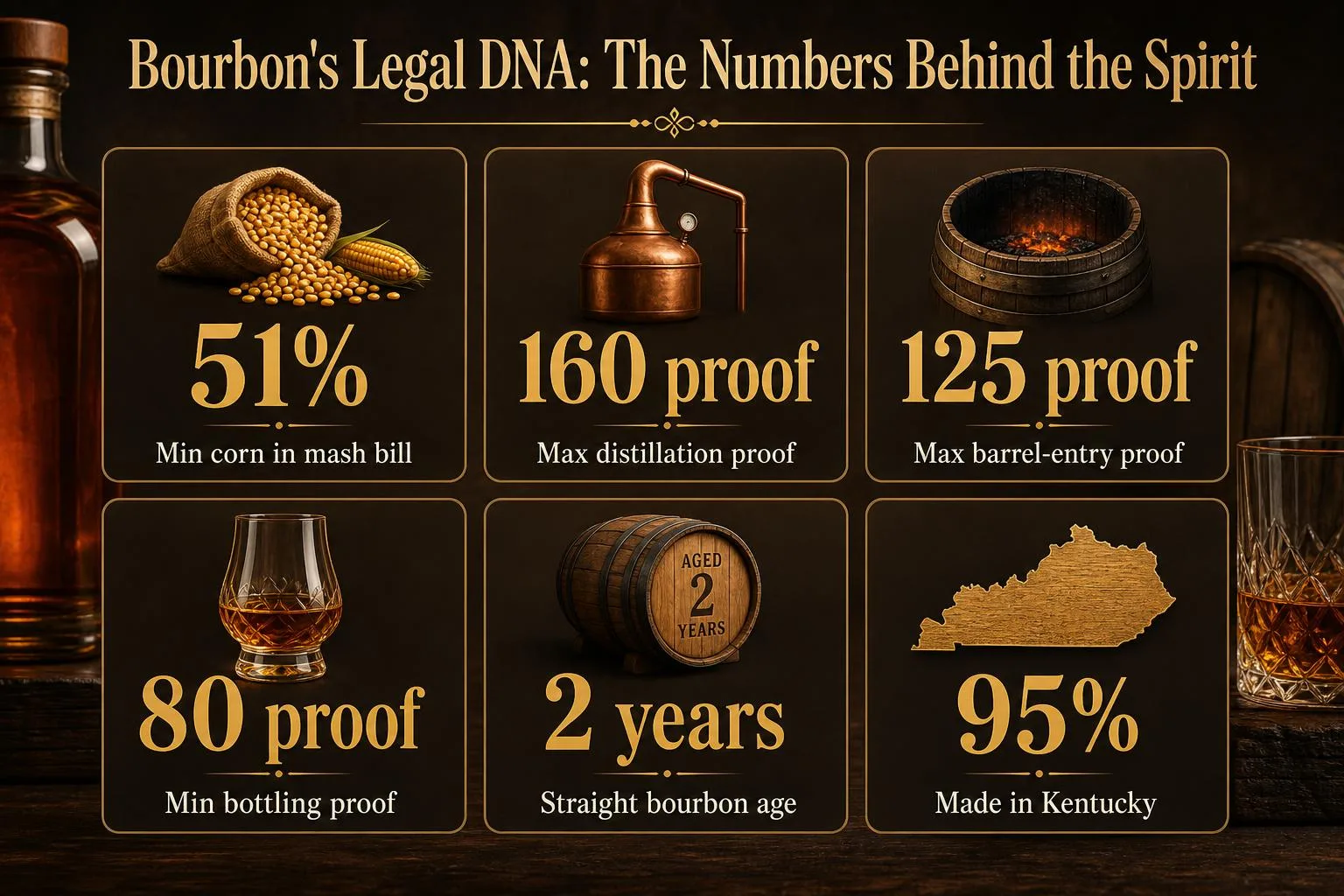 Bourbon's Legal DNA: The Numbers Behind the Spirit — key facts at a glance