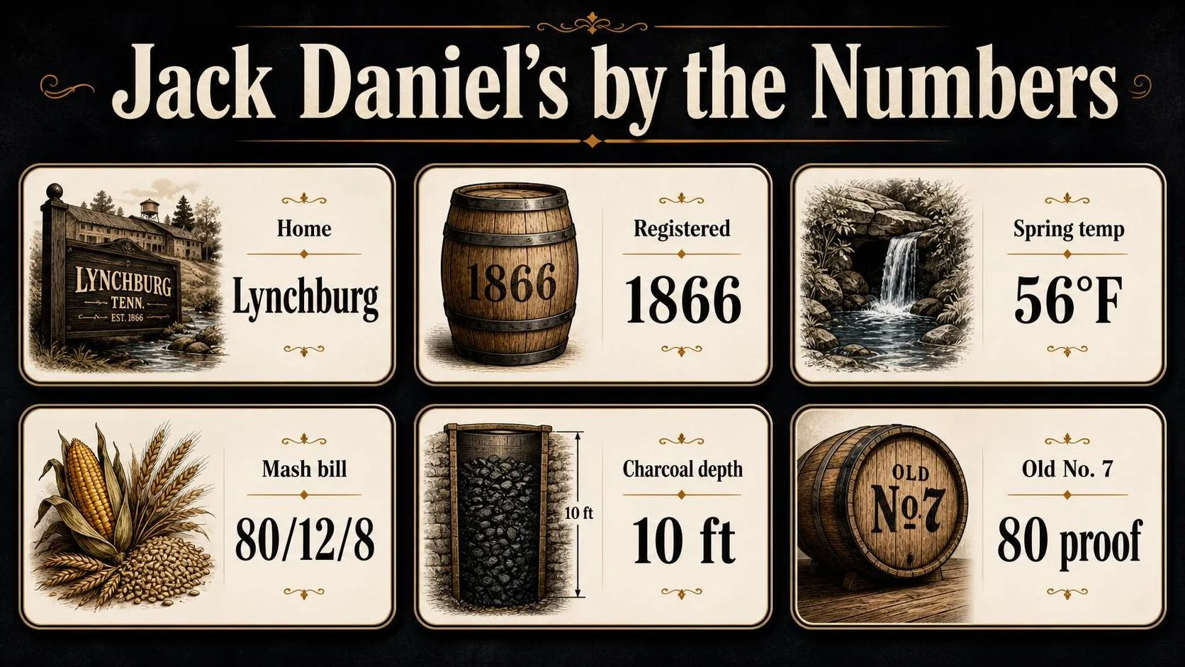 Where Is Jack Daniel’S Made? 1 Jack Daniel’s by the Numbers — key facts at a glance