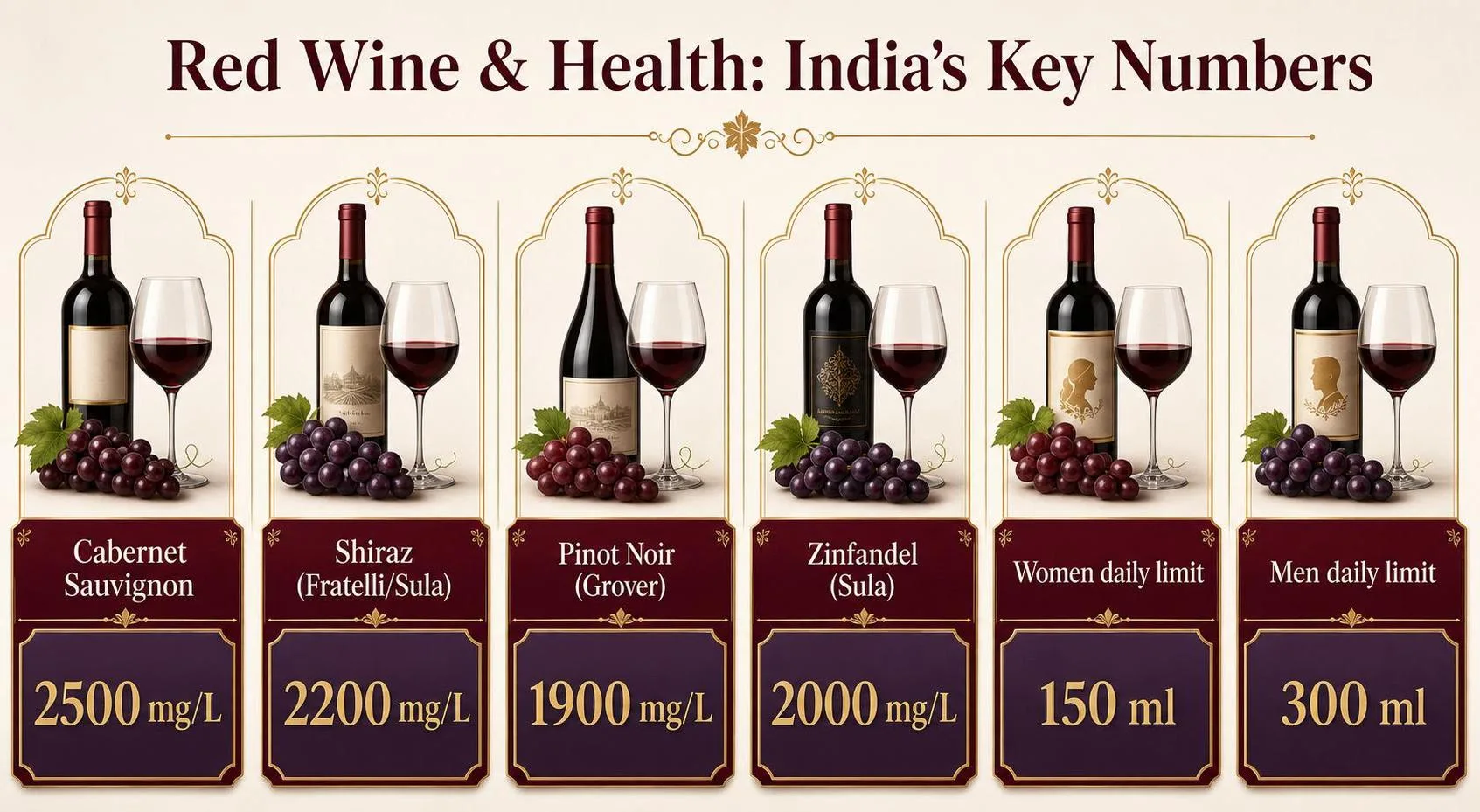 Red Wine & Health: India's Key Numbers — key facts at a glance