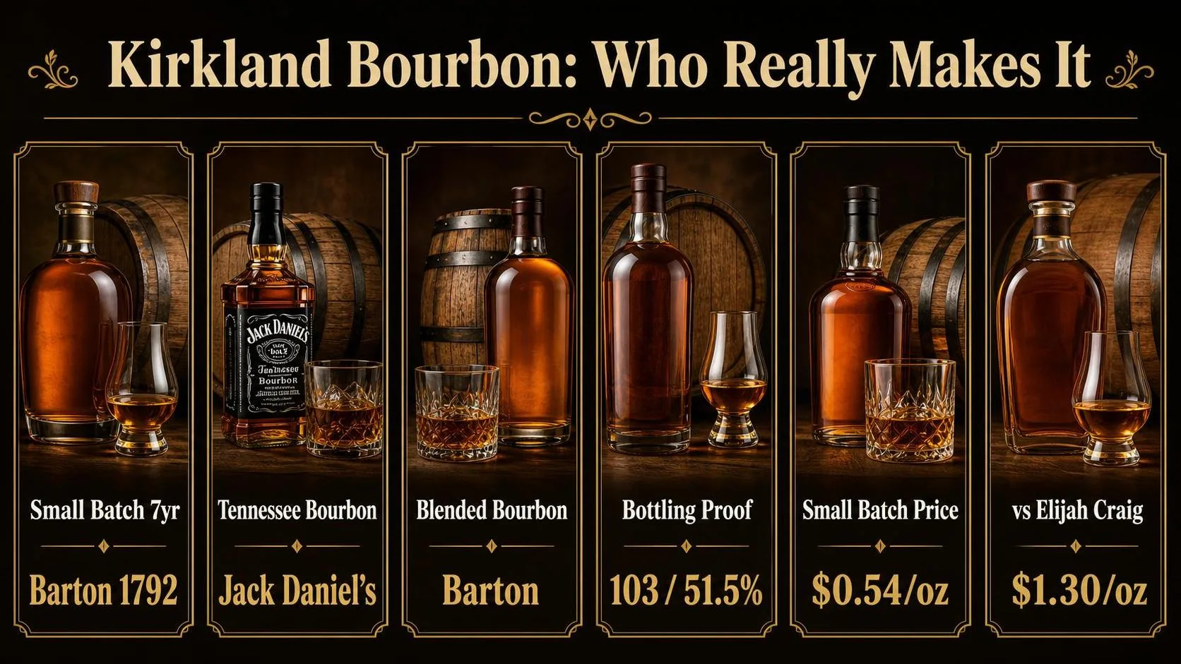 Kirkland Bourbon: Who Really Makes It — key facts at a glance