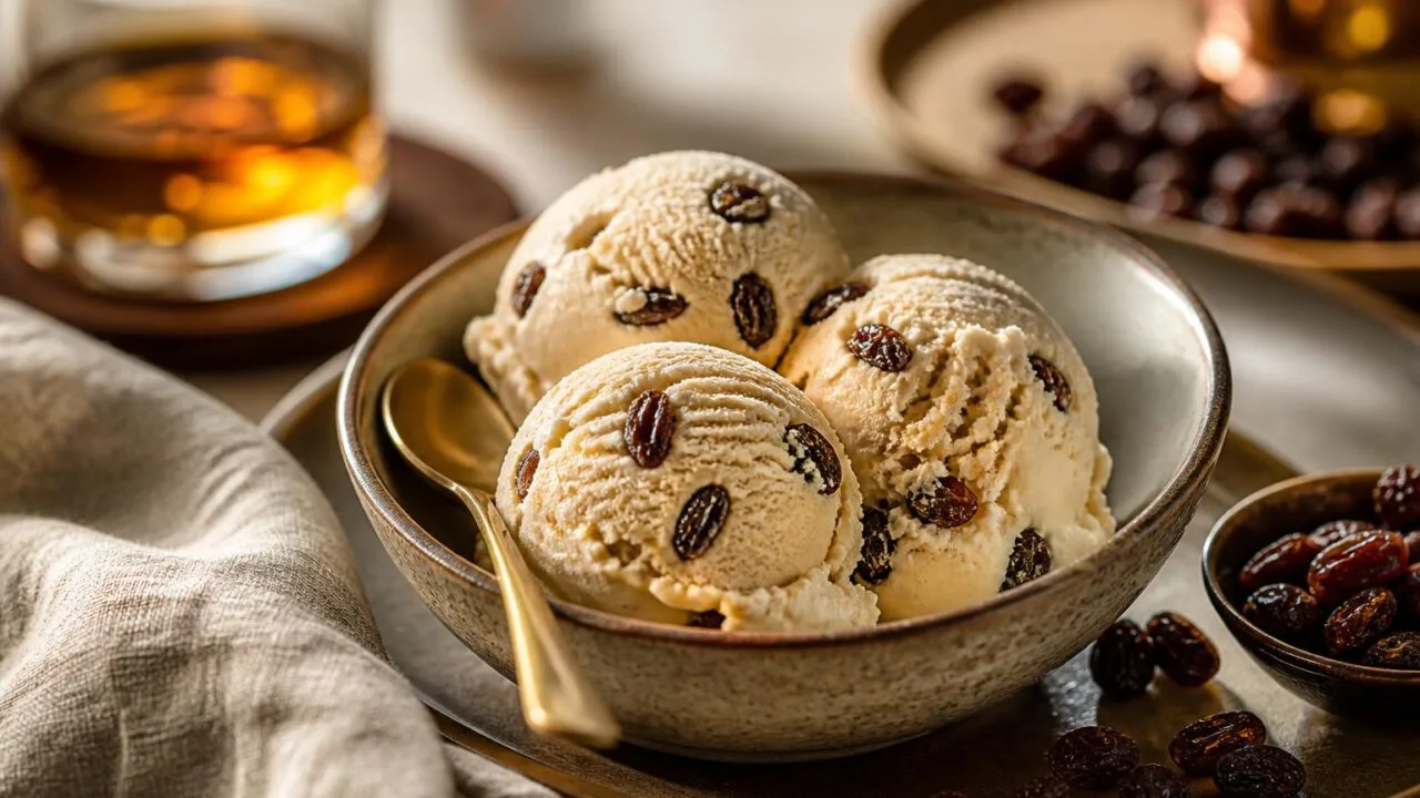 rum raisin ice cream