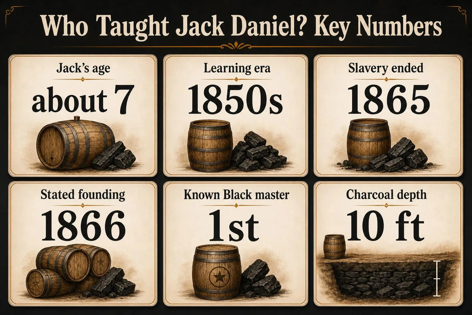Who Taught Jack Daniel? Key Numbers — key facts at a glance
