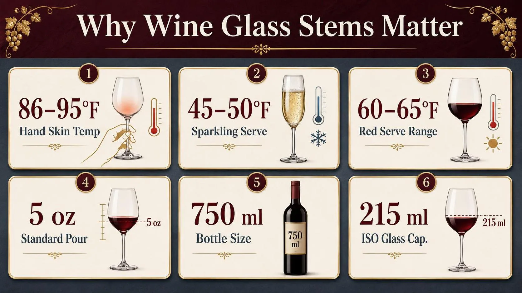 Why Do Wine Glasses Have Stems? Get Answer Now 1 Why Wine Glass Stems Matter — key facts at a glance