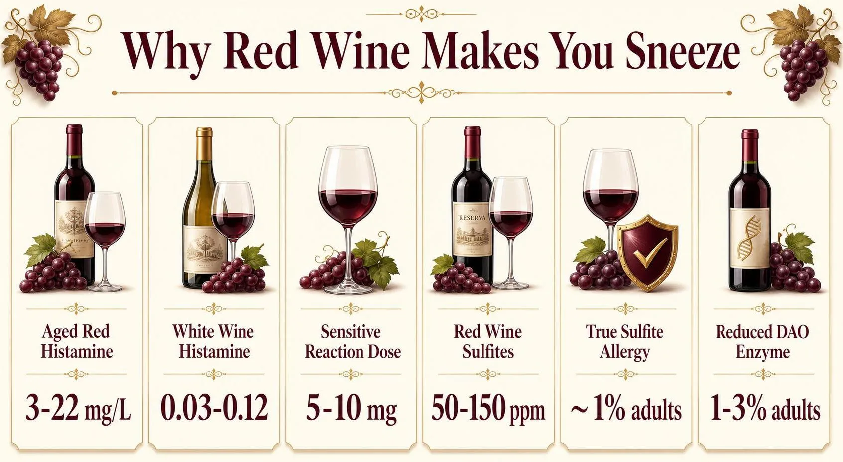 Why Red Wine Makes You Sneeze — key facts at a glance