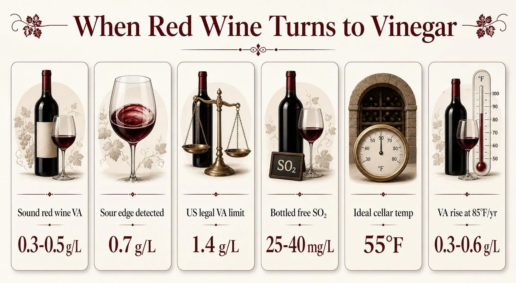 Why Does Red Wine Taste Like Vinegar? (Full Guide) 1 When Red Wine Turns to Vinegar — key facts at a glance