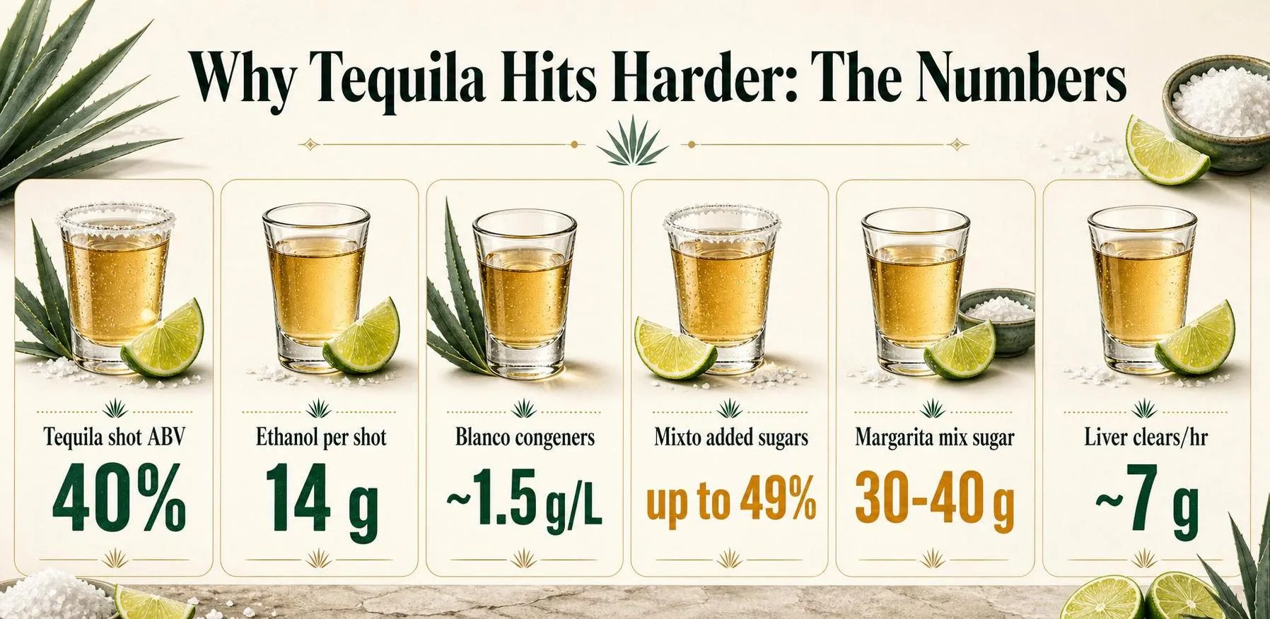 Why Tequila Hits Harder: The Numbers — key facts at a glance