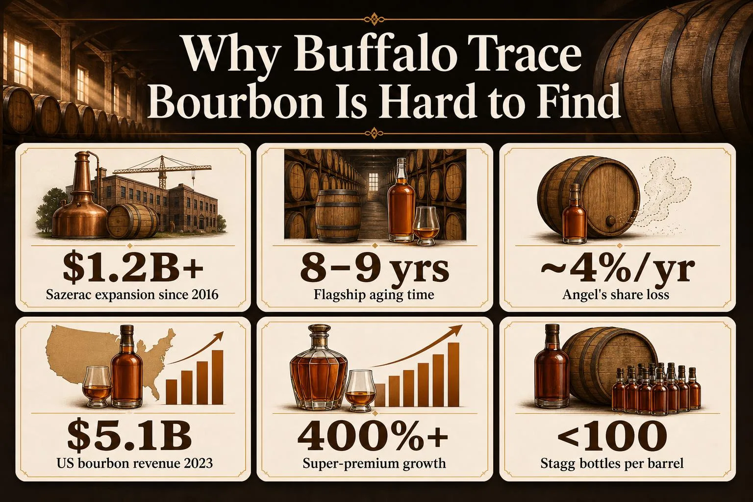 Why Buffalo Trace Bourbon Is Hard to Find — key facts at a glance