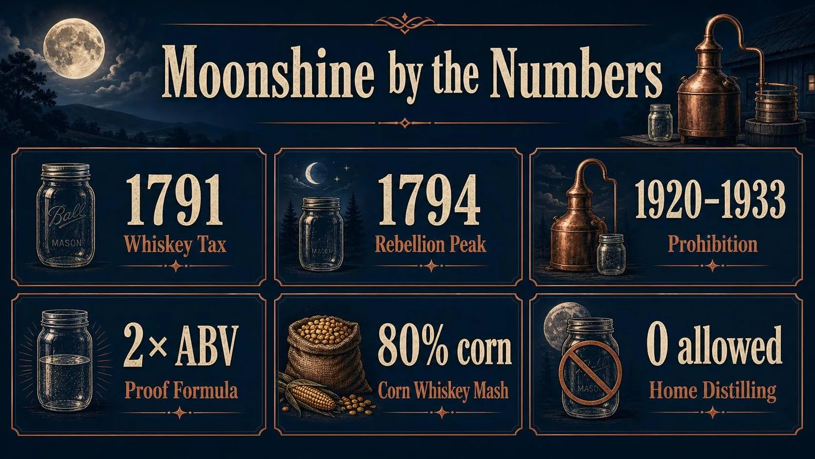 Why Is It Called Moonshine? The Surprising Origins, Legends & Evolution (2026 Guide) 1 Moonshine by the Numbers — key facts at a glance