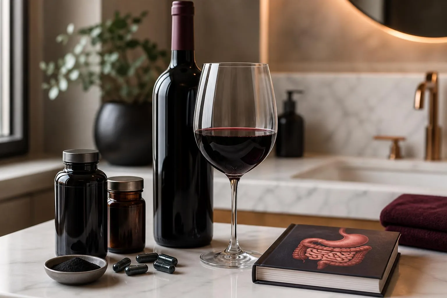 Why Is Poop Black After Drinking Red Wine