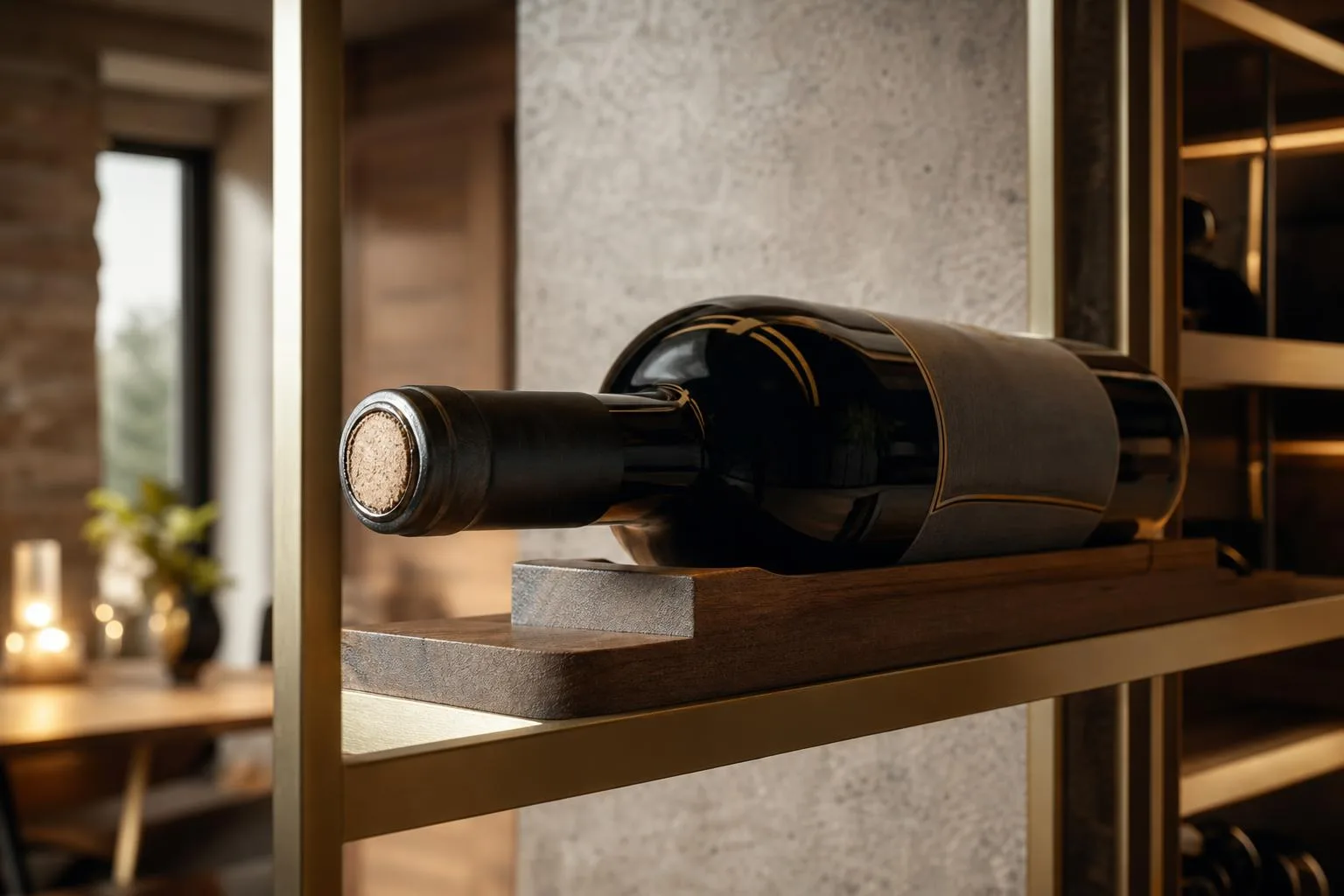 Why store wine on its side