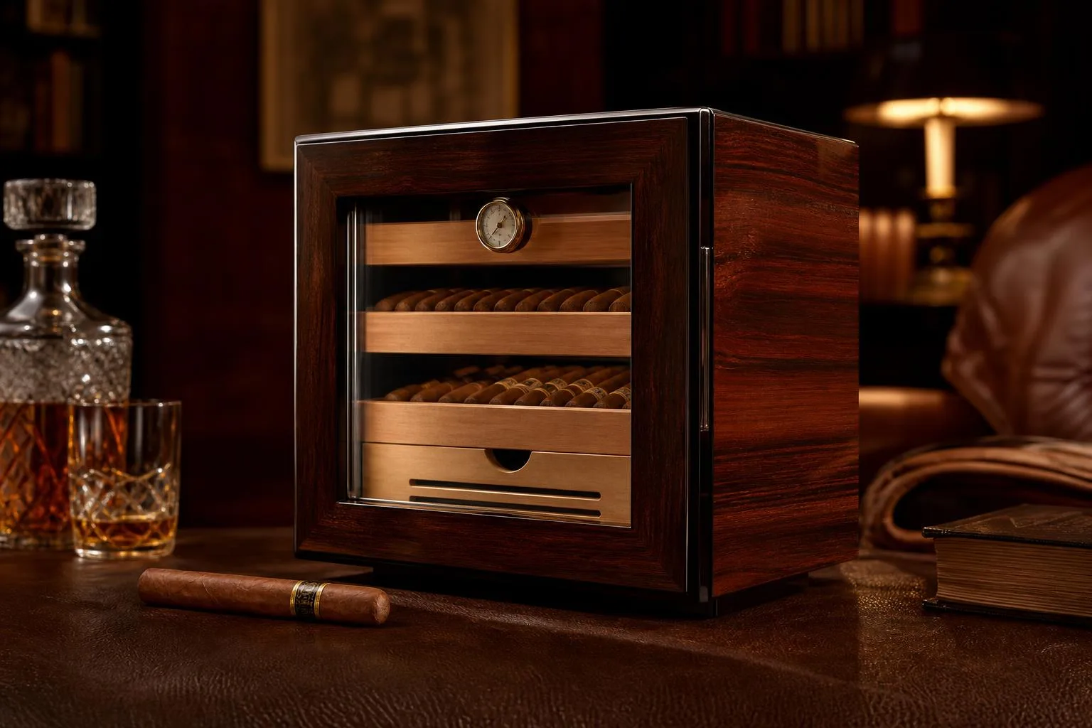 The Whynter Cigar Humidor reviewed hands-on by the FlightWineBar team after real-world testing