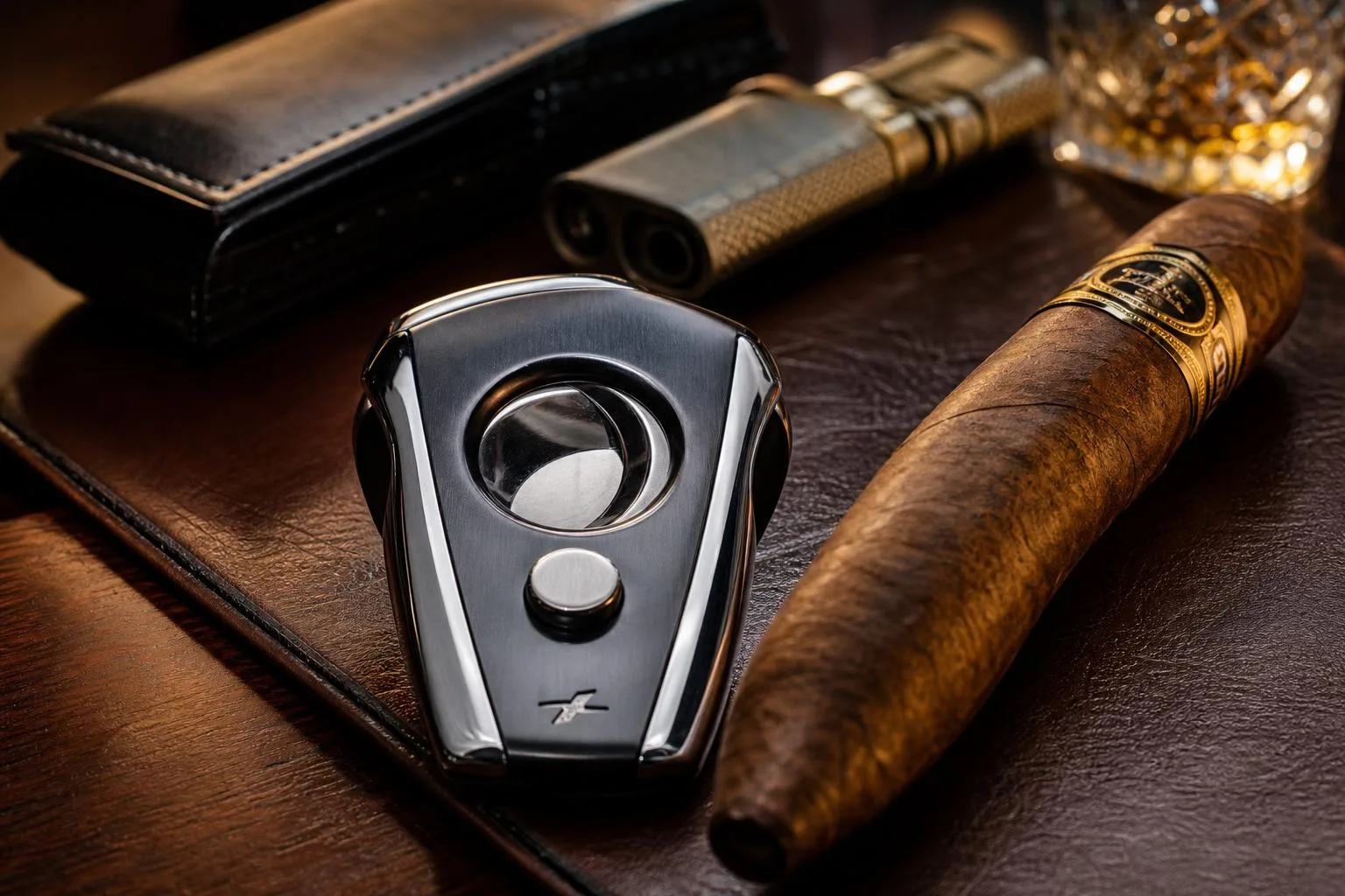 Xikar Xi2 Cigar Cutter Review 2026 2 Close-up of the Xikar Xi2 Cigar Cutter build quality, materials and finish during our review