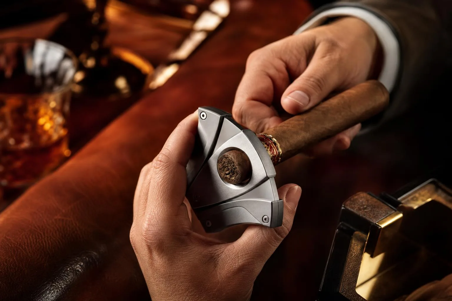 Xikar Xi2 Cigar Cutter Review 2026 3 The Xikar Xi2 Cigar Cutter shown in everyday use at home, as tested by FlightWineBar