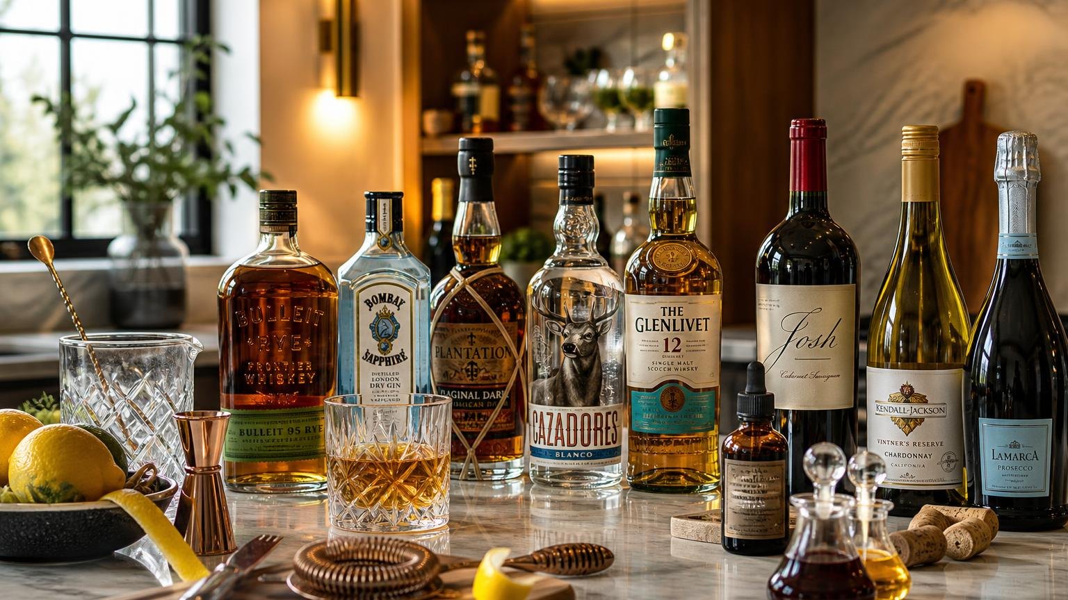Liquor and Wine 101 Basics for Home Bars 5 Liquor and Wine 101 Basics for Home Bars — side by side with the alternatives
