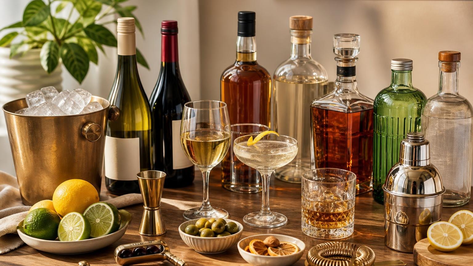 Liquor and Wine 101 Basics for Home Bars 8 Liquor and Wine 101 Basics for Home Bars — a closer look