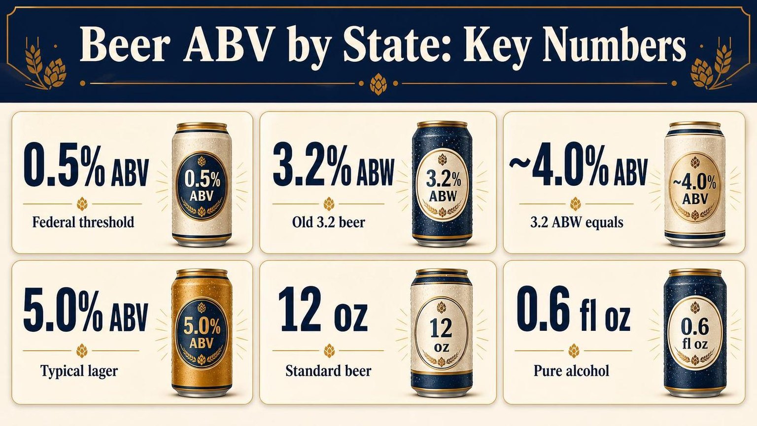 Beer ABV by State: Key Numbers — key facts at a glance