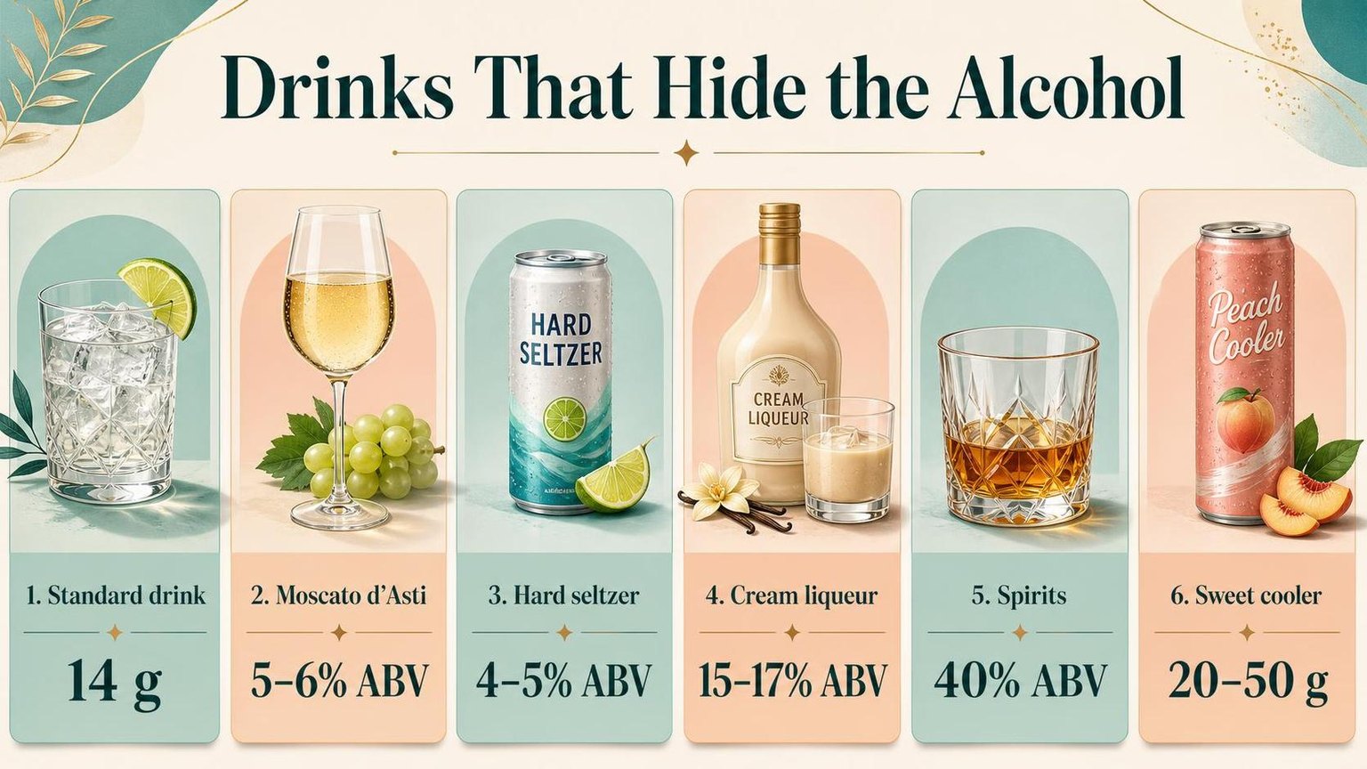 Drinks That Hide the Alcohol — key facts at a glance