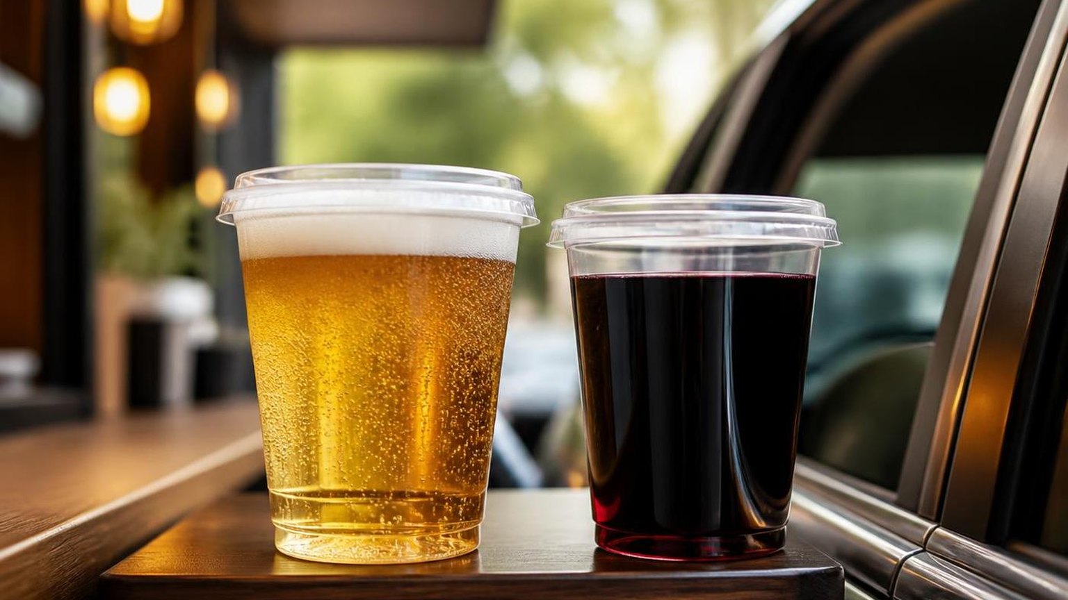 Beer and Wine Drive Thru for Quick Takeout 2 Beer and Wine Drive Thru for Quick Takeout — measured, not estimated