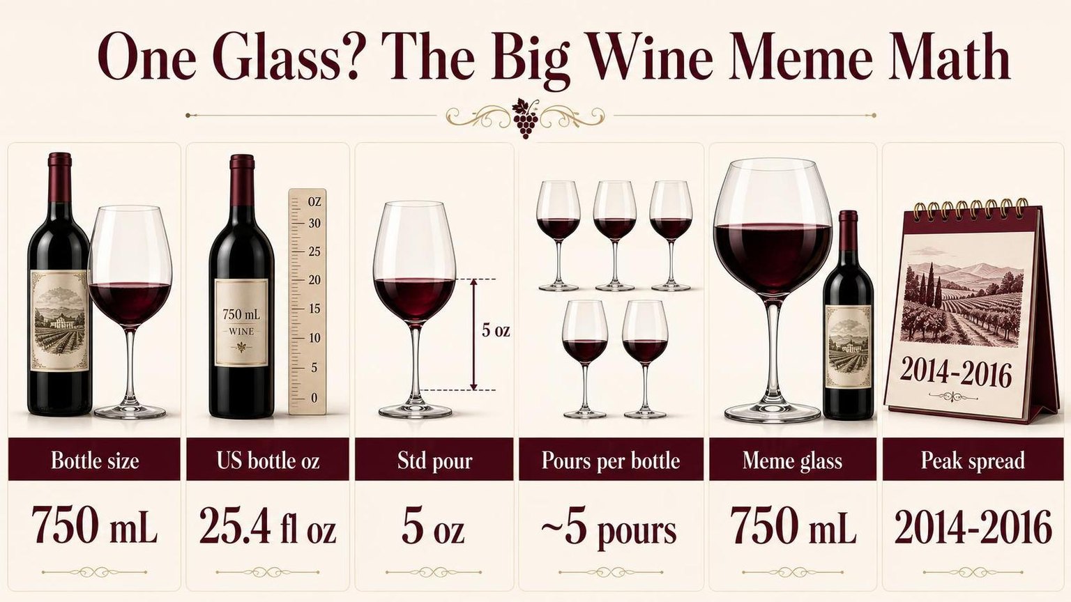 One Glass? The Big Wine Meme Math — key facts at a glance