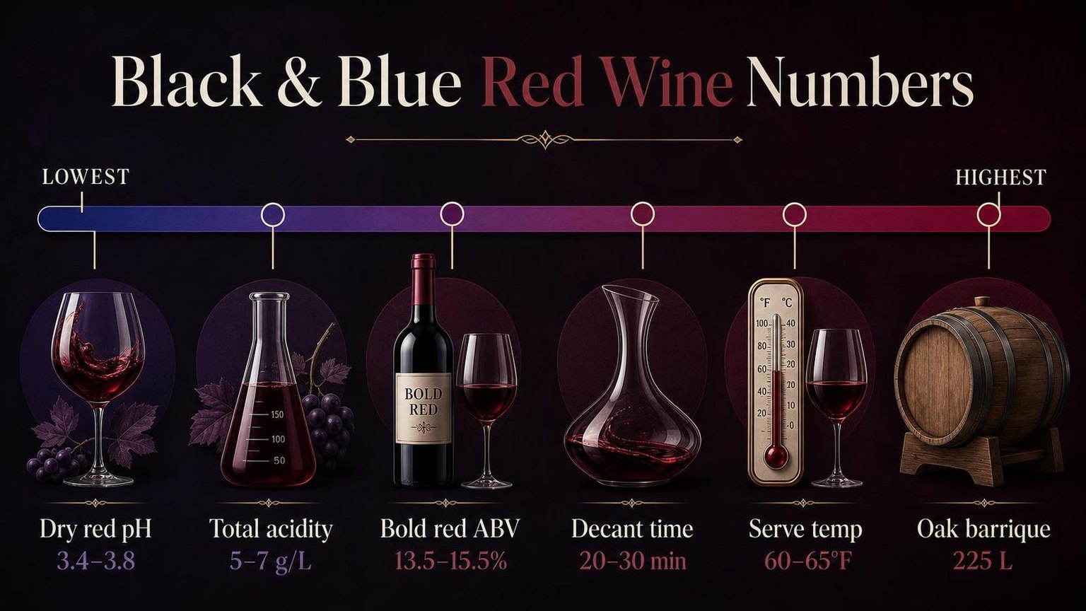 Black and Blue Wine for Bold Red Wine Lovers 1 Black & Blue Red Wine Numbers — key facts at a glance