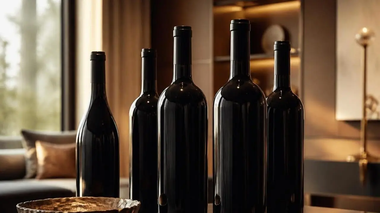 Black bottles of wine and why winemakers use them