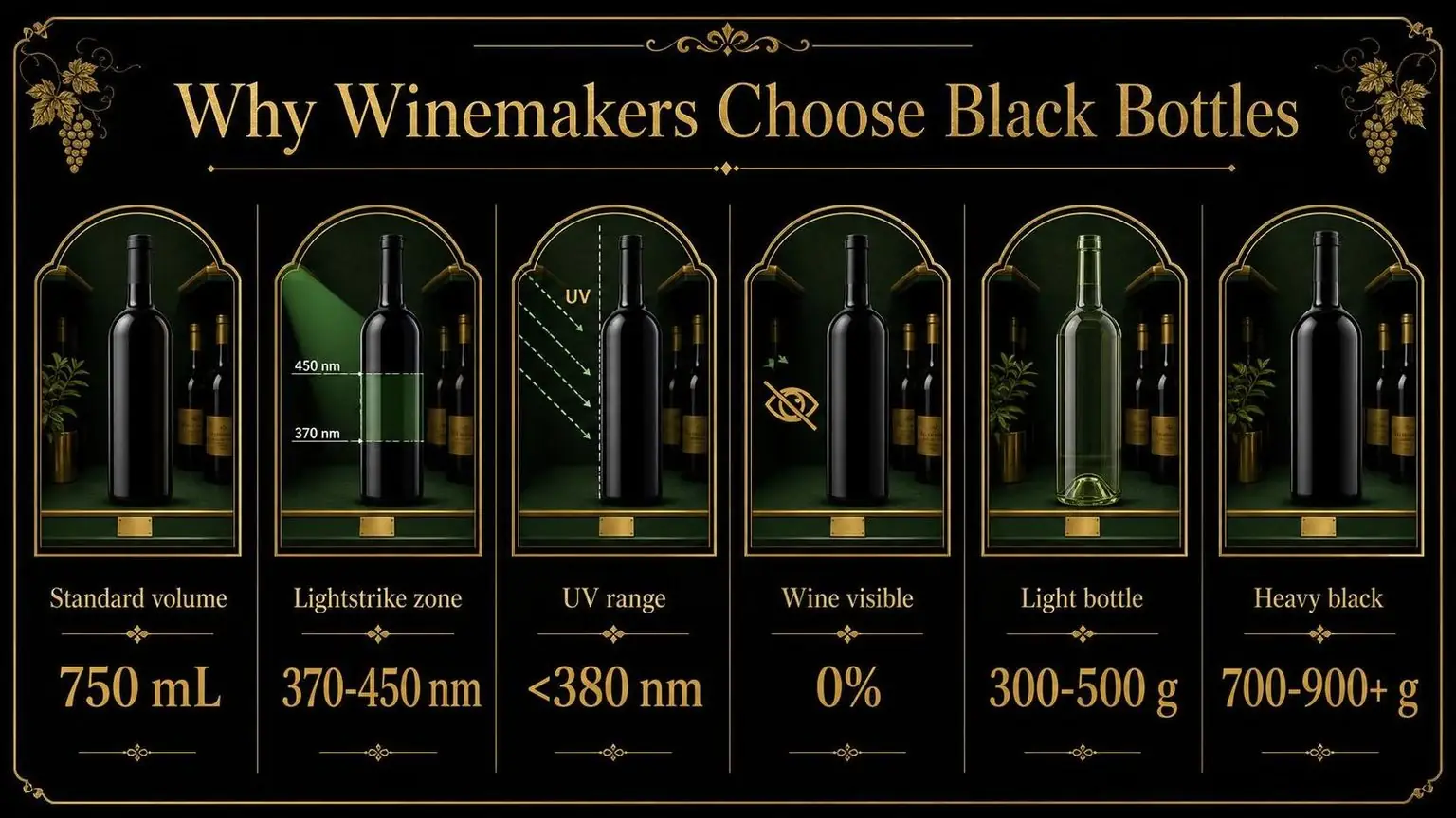 Why Winemakers Choose Black Bottles — key facts at a glance