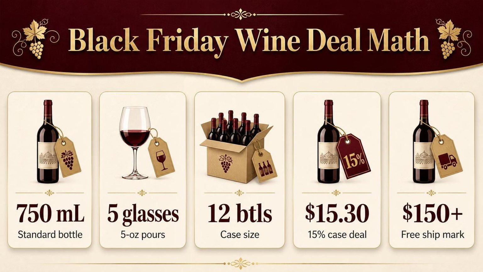Black Friday Wine Deals 1 Black Friday Wine Deal Math — key facts at a glance