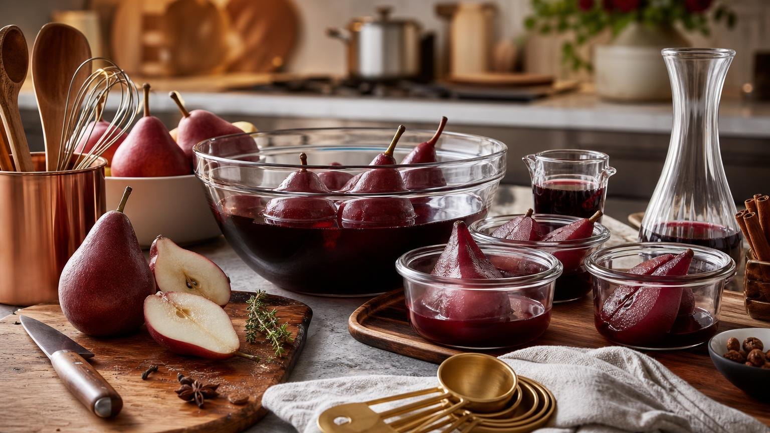 Can You Freeze Pears In Red Wine? — the practical details