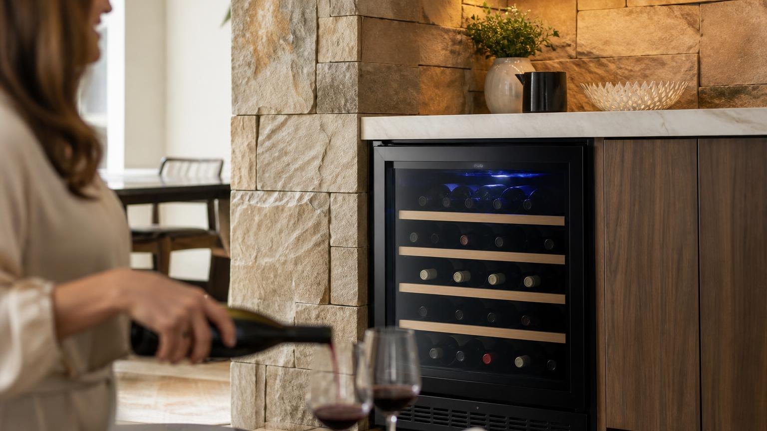 Danby DWC106A1BPDD Wine Cooler — reading the numbers, in this guide