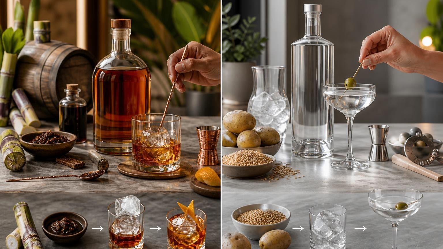 What Is the Difference Between Rum and Vodka? — explained with facts and figures in this guide
