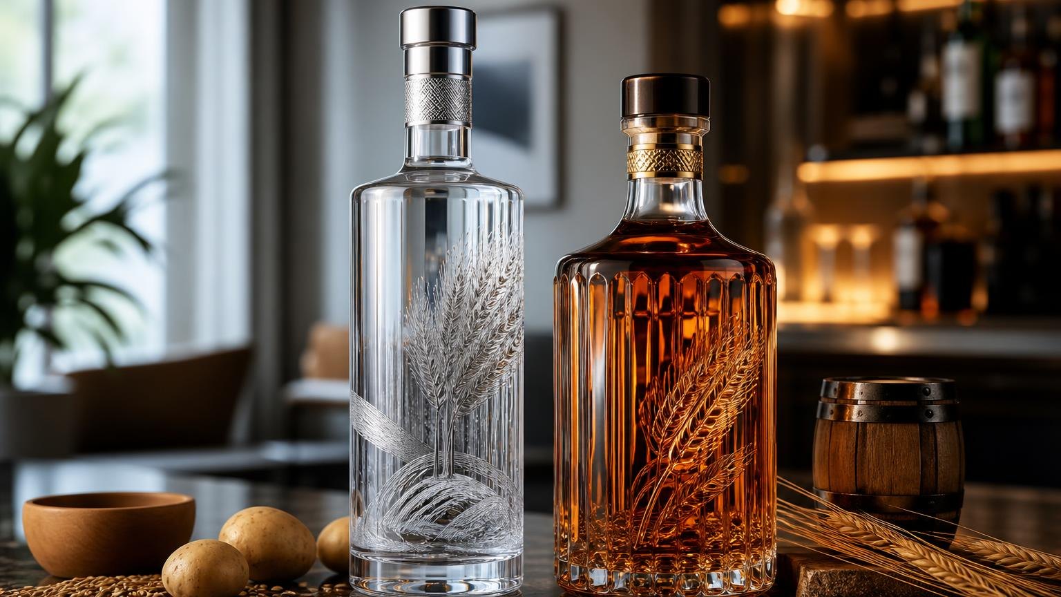 What Is the Difference Between Vodka and Whiskey? at a glance