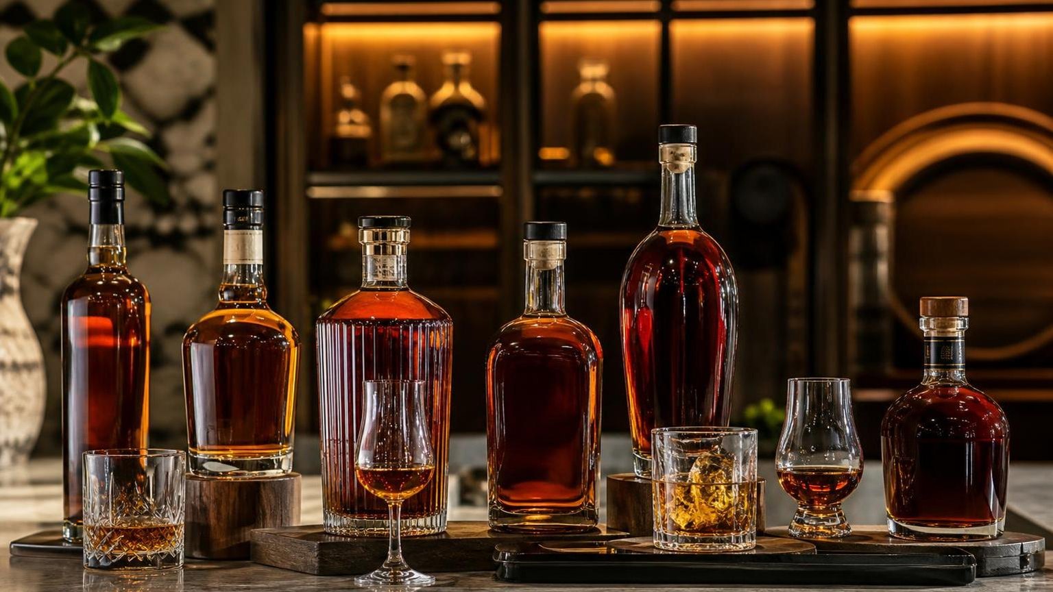 Different types of bourbon