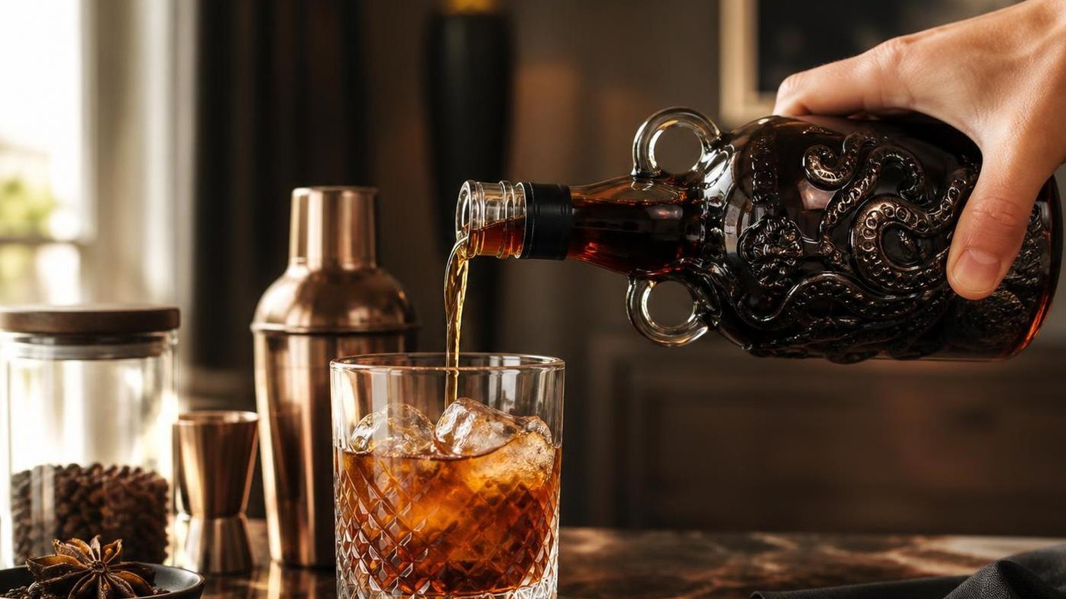 Does Kraken Coffee Rum Have Caffeine? — the short answer, with the data behind it