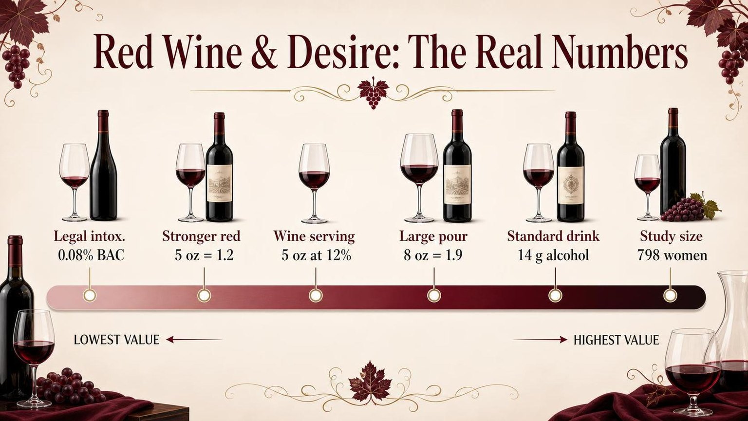 Red Wine & Desire: The Real Numbers — key facts at a glance
