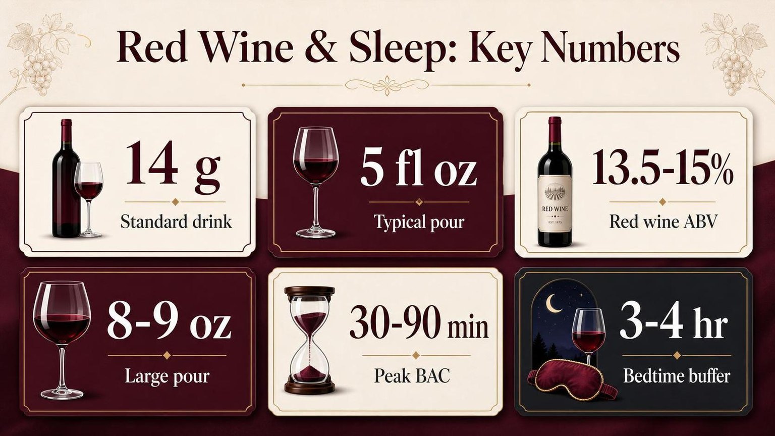 Does Red Wine Make You Sleepy? 1 Red Wine & Sleep: Key Numbers — key facts at a glance