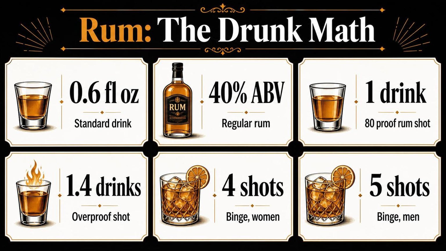 Rum: The Drunk Math — key facts at a glance