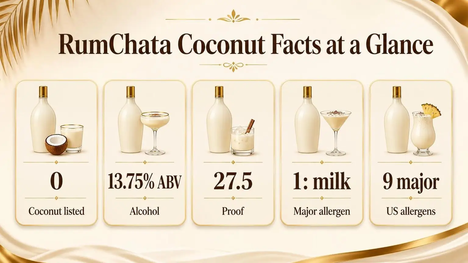 Does Rumchata Have Coconut? 1 RumChata Coconut Facts at a Glance — key facts at a glance