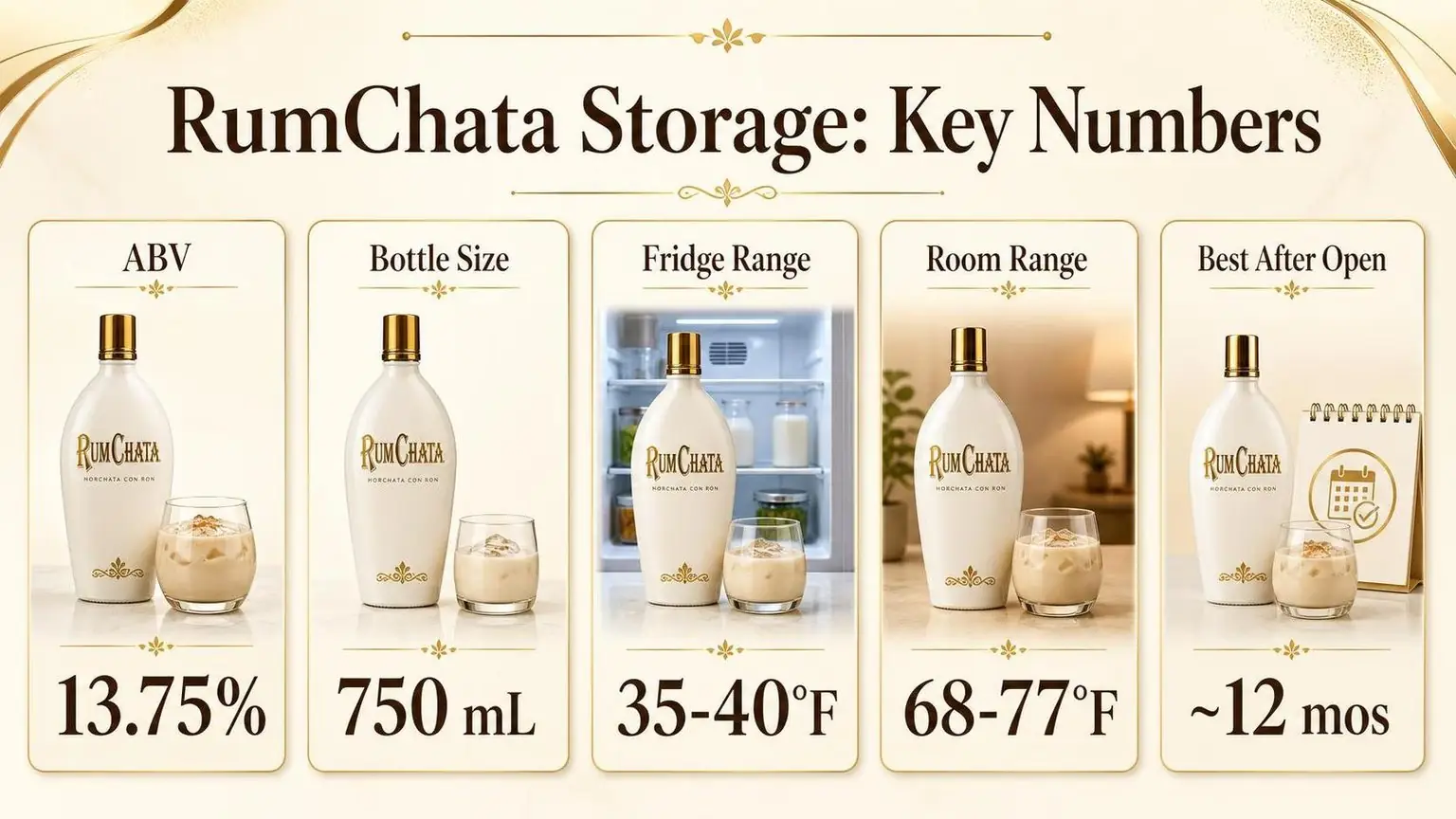 RumChata Storage: Key Numbers — key facts at a glance