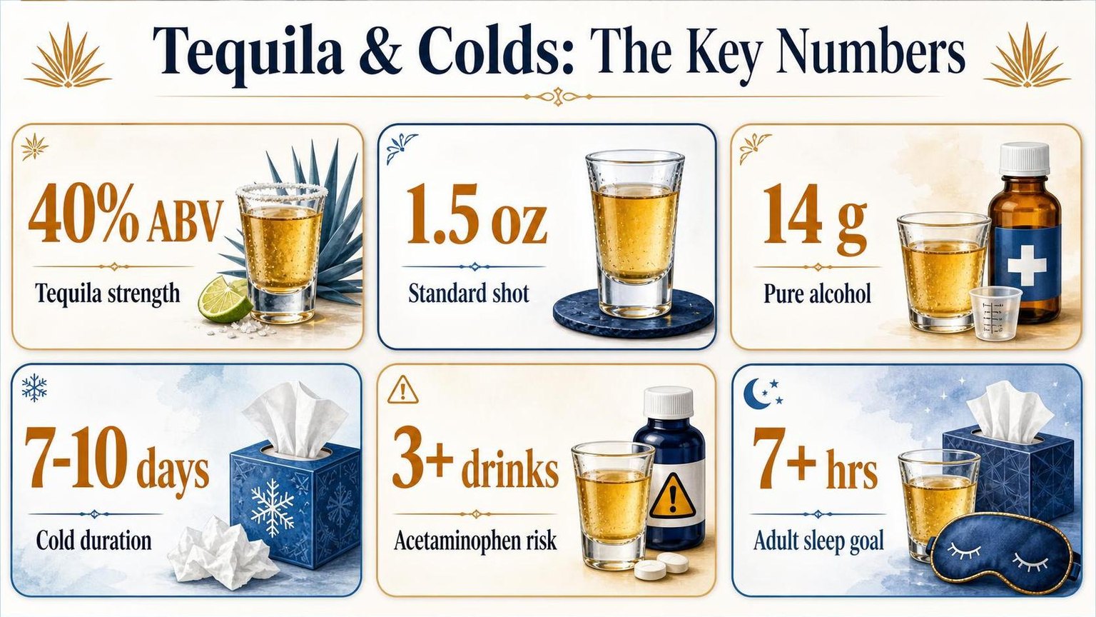 Does Tequila Help with a Cold? 1 Tequila & Colds: The Key Numbers — key facts at a glance