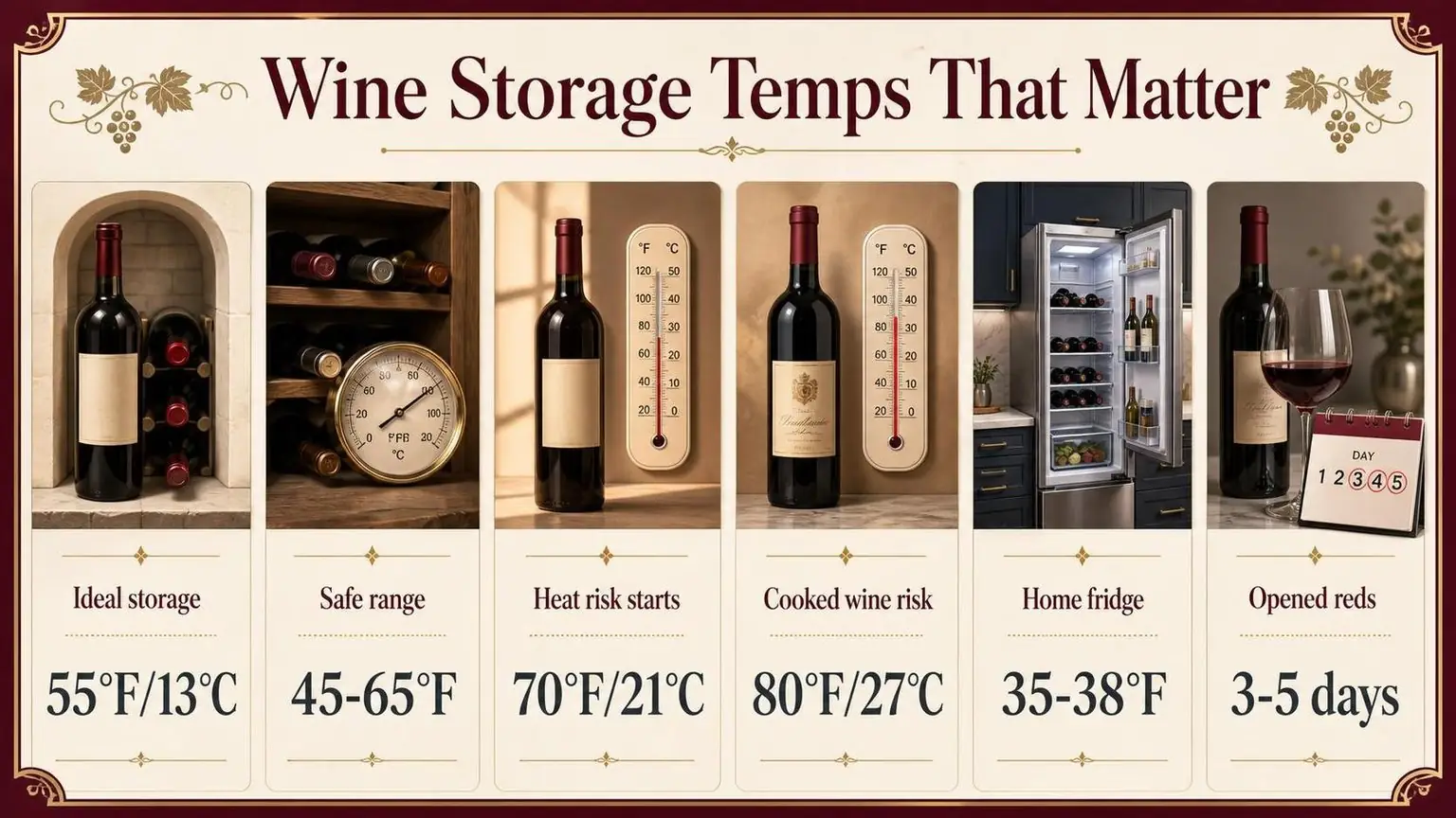 Wine Storage Temps That Matter — key facts at a glance