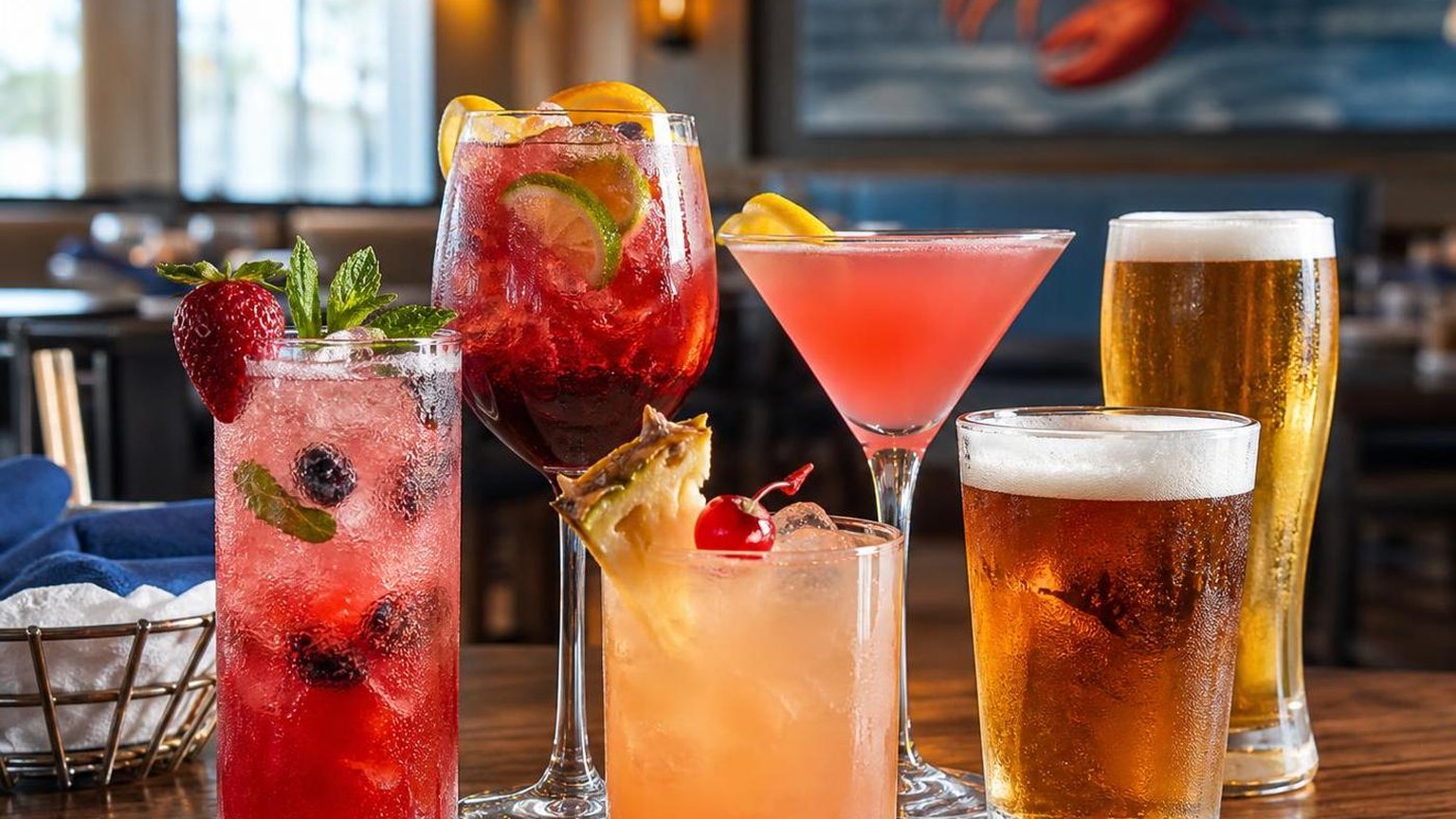 Red Lobster Drink Menu for Cocktails and Beers — explained with facts and figures in this guide