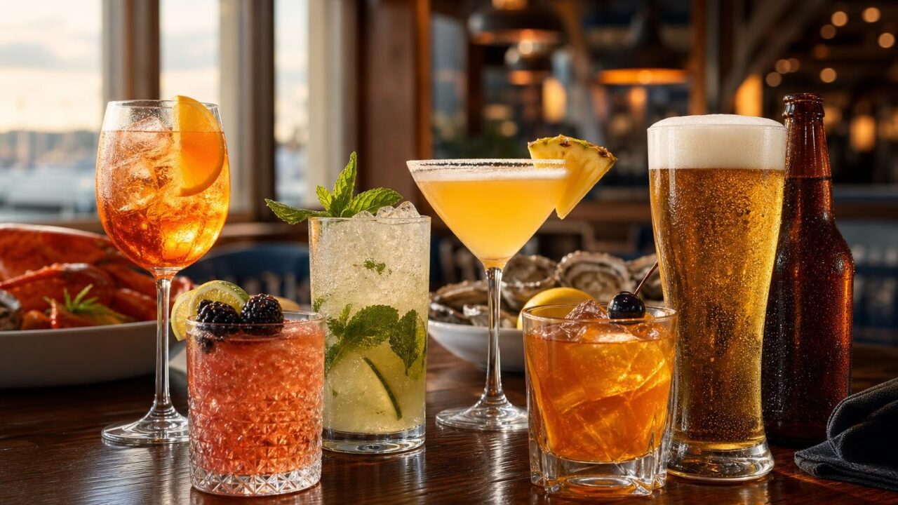 Drink menu red lobster