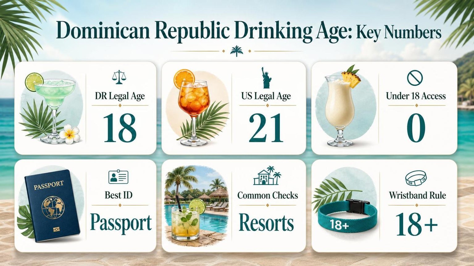 What Is the Drinking Age in the Dominican Republic? 1 Dominican Republic Drinking Age: Key Numbers — key facts at a glance