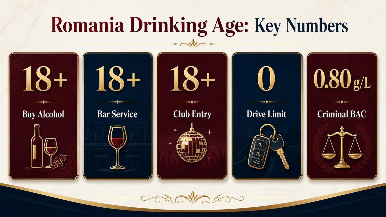 What Is the Legal Drinking Age in Romania? 1 Romania Drinking Age: Key Numbers — key facts at a glance