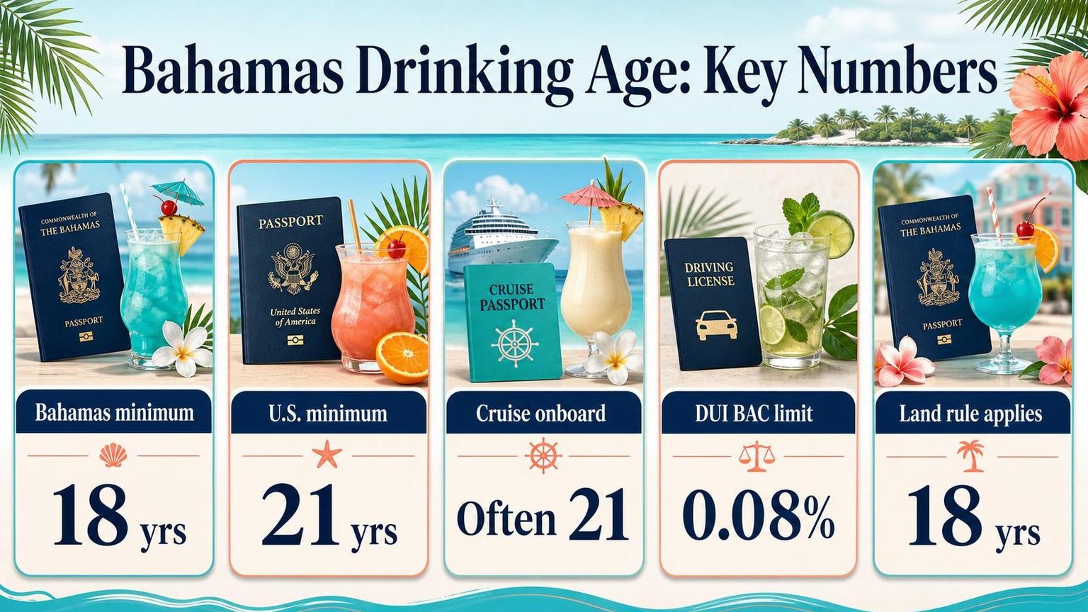 What Is the Drinking Age in the Bahamas? 1 Bahamas Drinking Age: Key Numbers — key facts at a glance