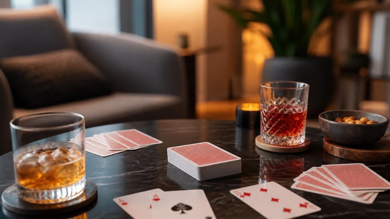 Drinking games with cards for 2