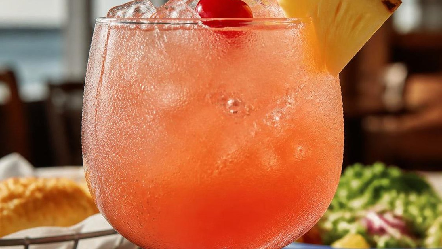 Drinks at Red Lobster for Cocktails, Beer, and Wine 2 Drinks at Red Lobster for Cocktails, Beer, and Wine, broken down step by step