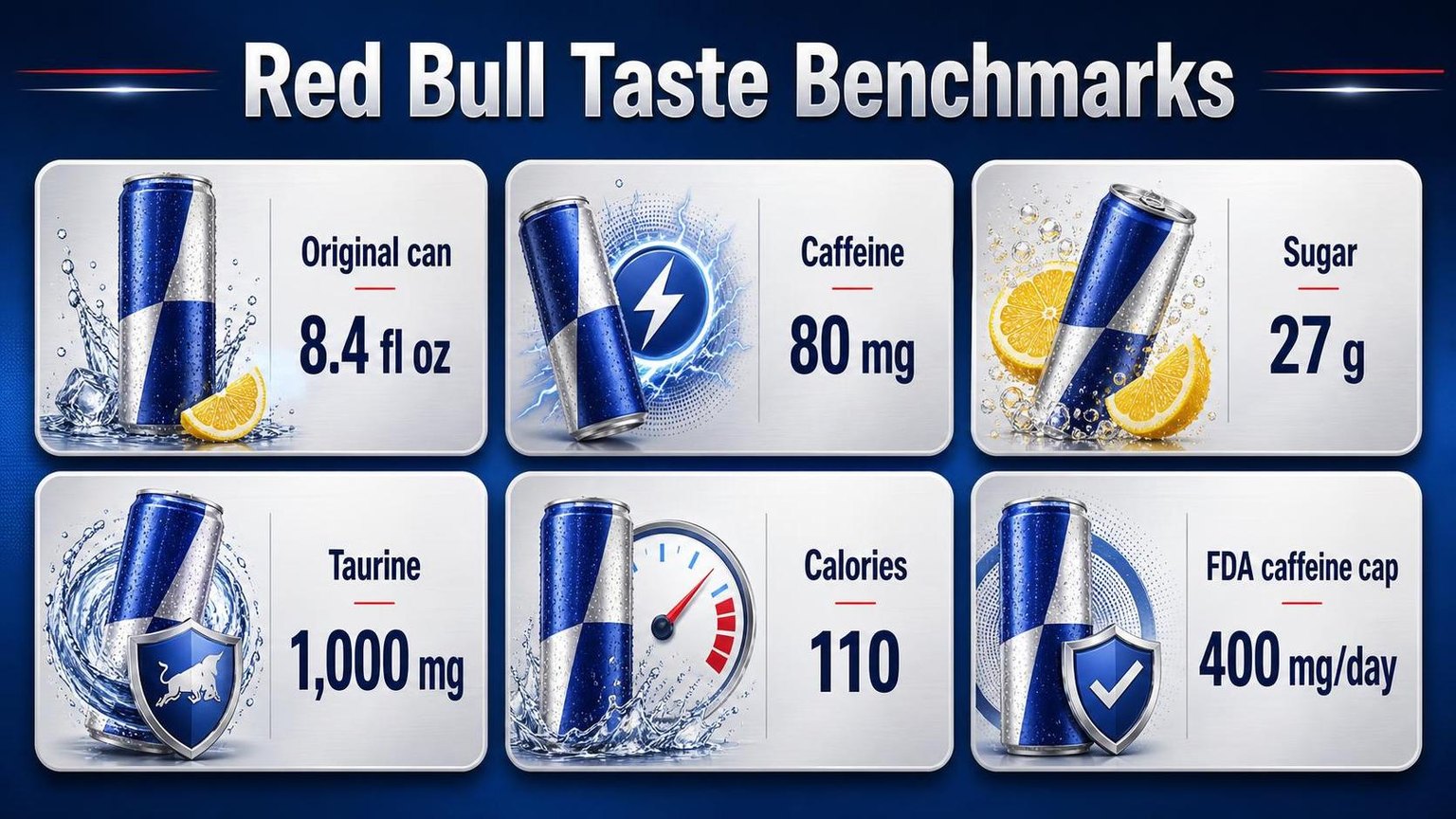 What Drinks Taste Like Red Bull Energy Drink? 1 Red Bull Taste Benchmarks — key facts at a glance
